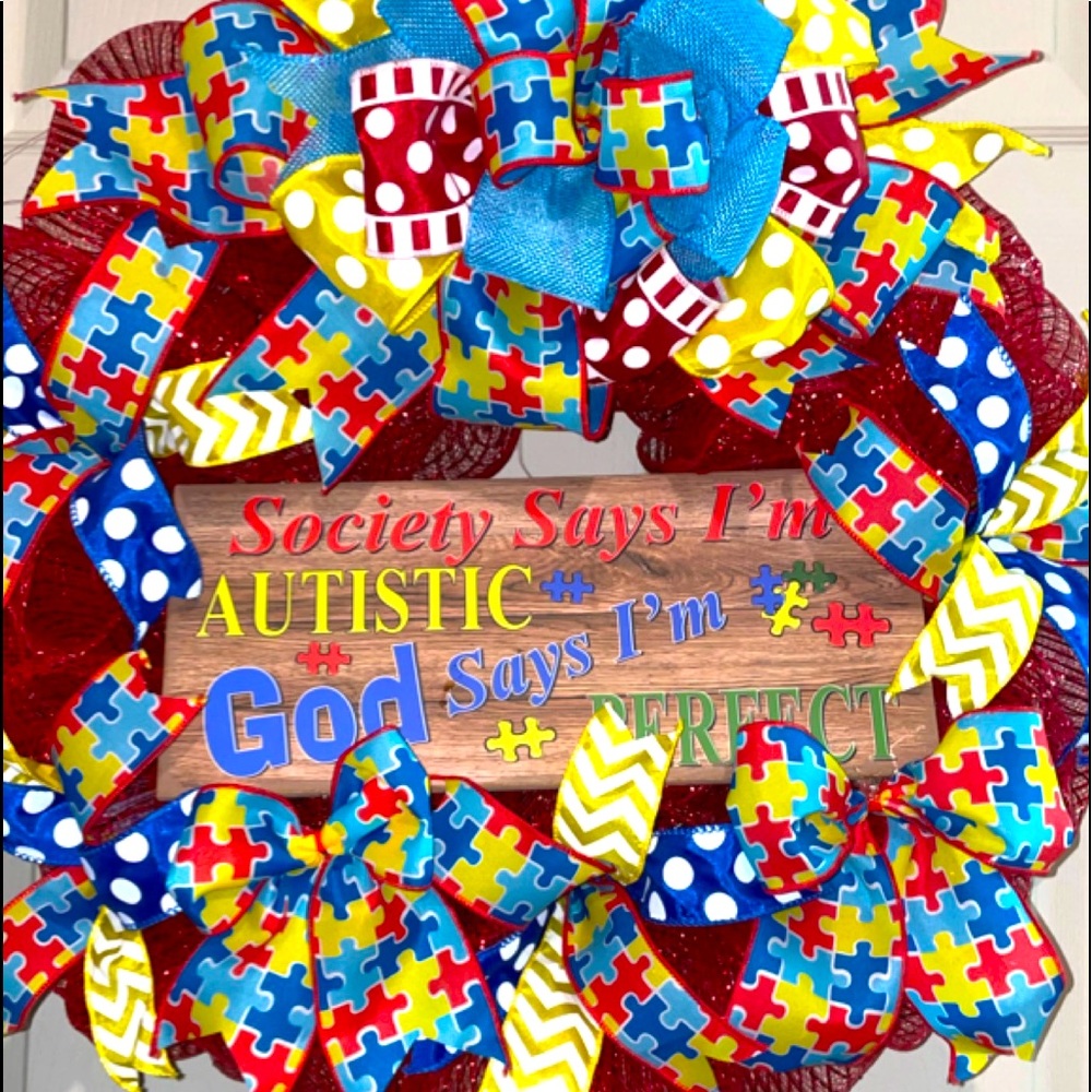Autism Awareness Wreaths